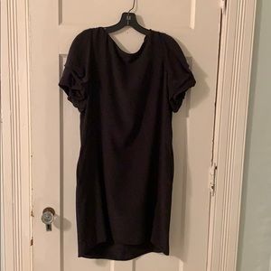 Classic Valentino little black slip dress